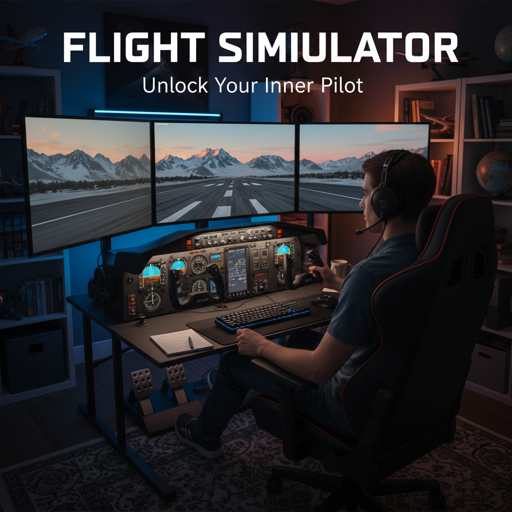 טיסת ניסיון בסימולטור: הצעד הראשון לעולם התעופה